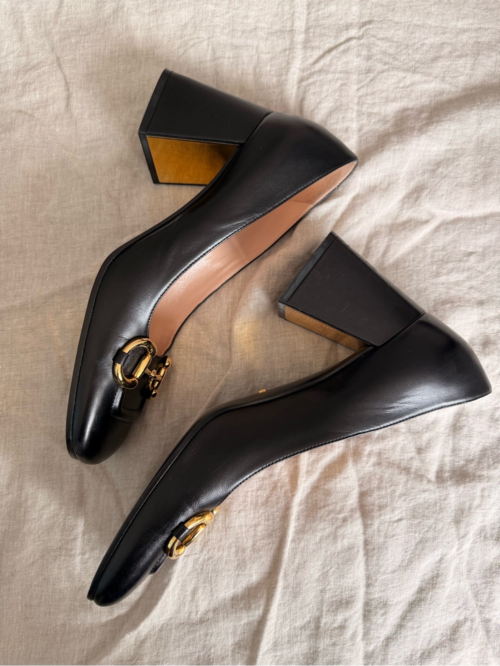 GUCCI Malaga Kid Horsebit 75mm Pumps 41 Black - Picture 3 of 6
